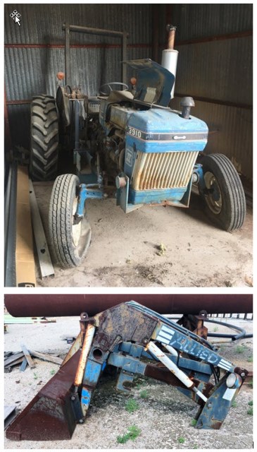 1986 Ford 3910 Tractor With Allied Front End Loader